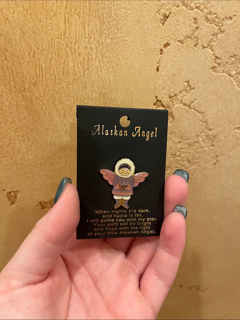 Alaskan Angel Enamel Pin